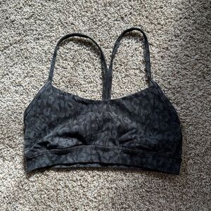 lululemon athletica Black Patterned Sports Bra